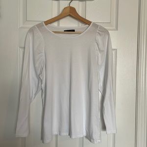 Banana Republic long sleeve white top